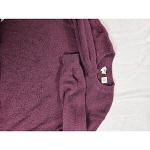 Levis Sweater Womens Small Purple‎ Long Sleeve Soft Knit Pullover Crewneck